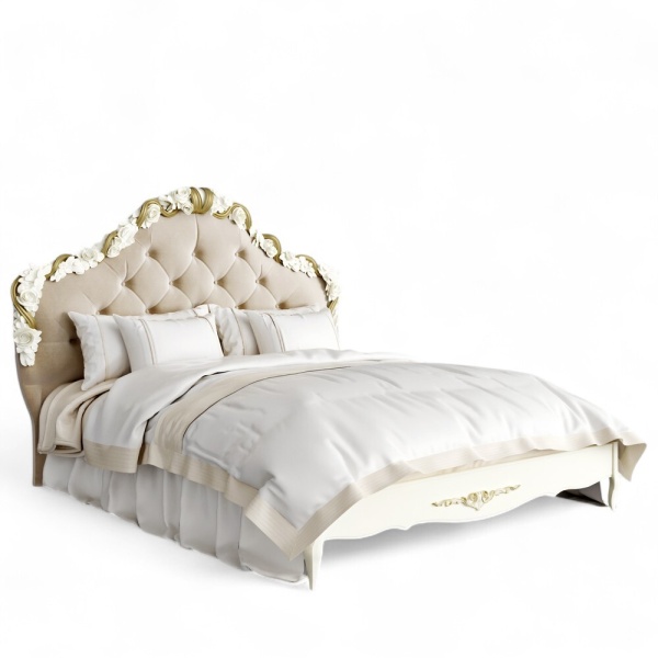 Кровать с мягким изголовьем 160*200 Романтик Голд KREIND 172357174