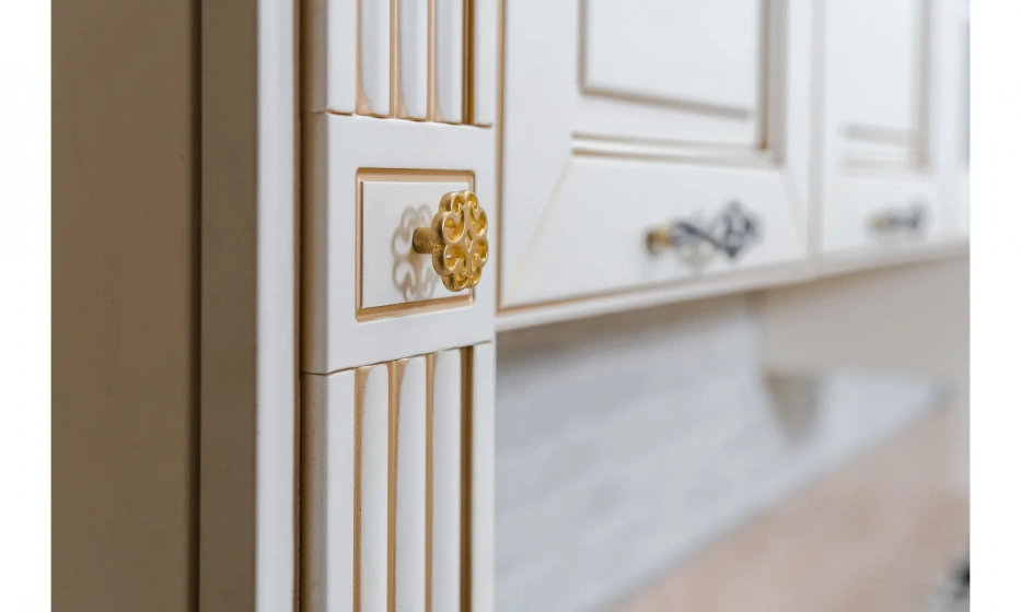 Stosa Cucine Dolcevita Кухня + Столешница+Мойка Бежевый\Золото - фото 9