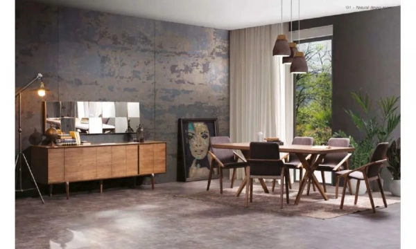 Комплект Мебели В Гостиную (Стол Обеденный, Стулья 6 Штук, Комод, Зеркало) Orix