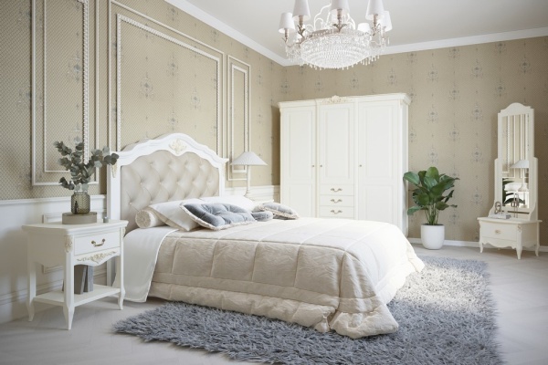 Кровать с мягким изголовьем 180*200 Романтик Голд KREIND 146653776