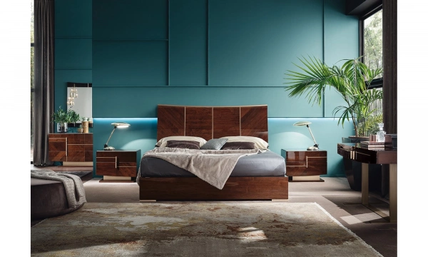 Комплект мебели в спальню Alf Group Bellagio (Кровать 180x200, комод, 2 тумбы).