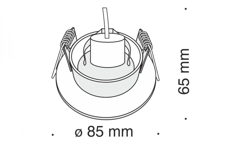 Встраиваемый Светильник Technical Dl027-2-01W - фото 3
