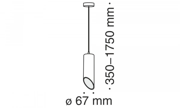 Подвесной Светильник Technical P026Pl-01B