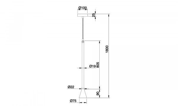Подвесной Светильник Technical P064Pl-01W