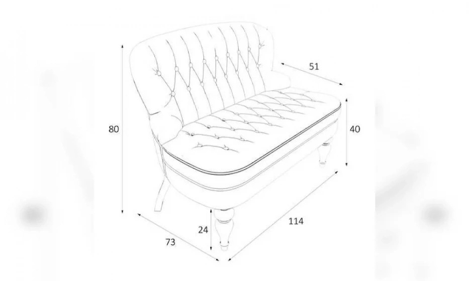 Диван Kreind Canapes Канапе M10-W-E03 - фото 1