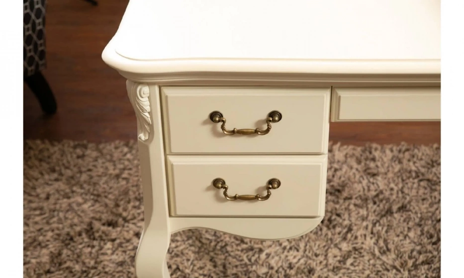 Kreind Кабинетный Стол Широкий Слоновая Кость 152/64/78 - фото 2