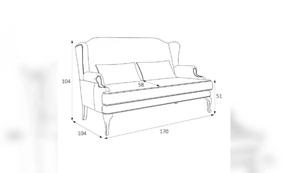 Софа Kreind Френсис M14-Bg-B15 - фото 2