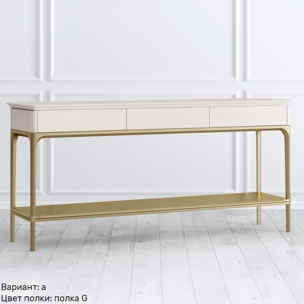 Консоль с полкой ПРИМО Голд KREIND 582375462