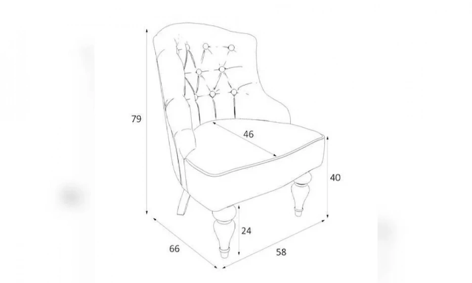 Кресло Kreind Canapes Шоффез M08-B-E30 - фото 2