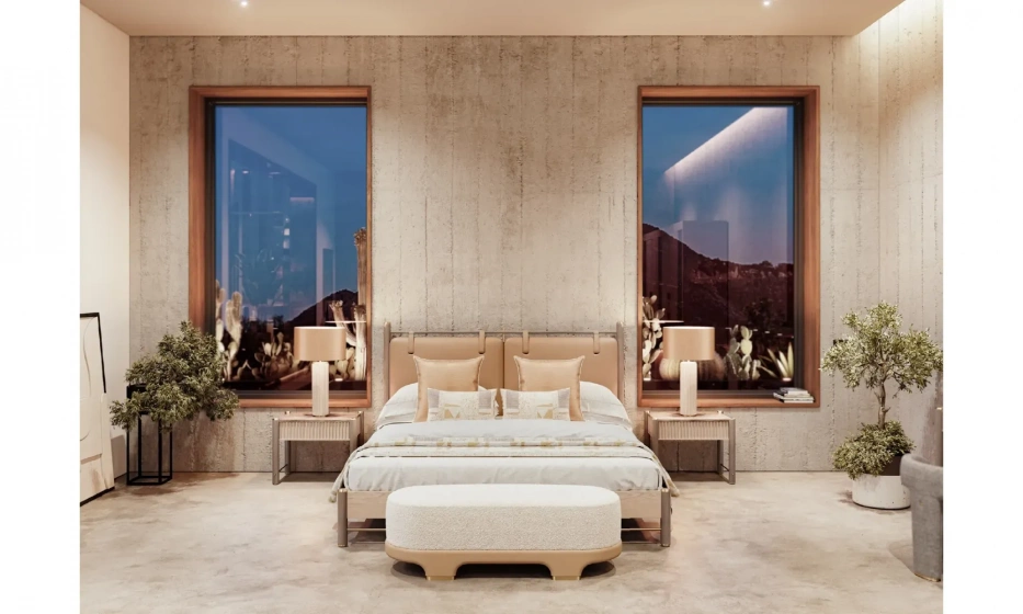 Спальня (кровать, тумбы прикроватные 2 штуки) Am Classic Bonny - фото 1