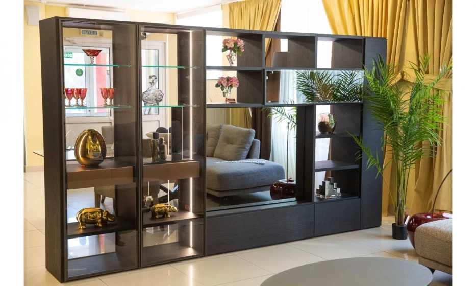 Стеллаж Sangiacomo Modo 2020 carbon oak - фото 3