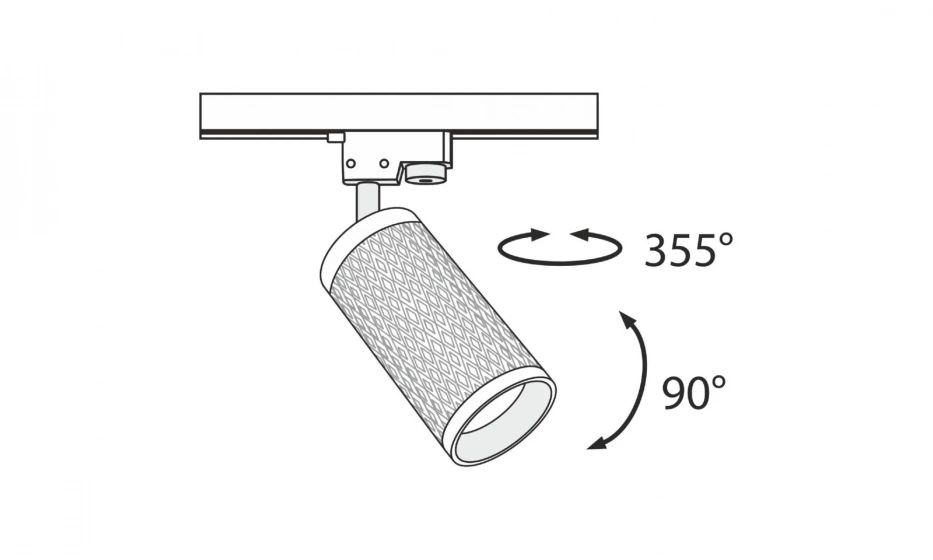 Трековый Светильник Technical Tr011-1-Gu10-B - фото 4