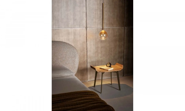 Комплект спальни Bonaldo Olos  (кровать, тумба прикроватная, пуф, банкетка)