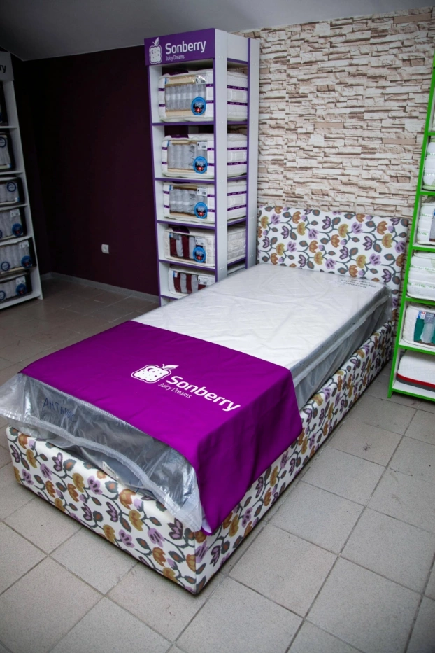 Спальня Сонберри Кровать Tiffany С Контейнером И Подъемной Решеткой 90*200 - фото 1