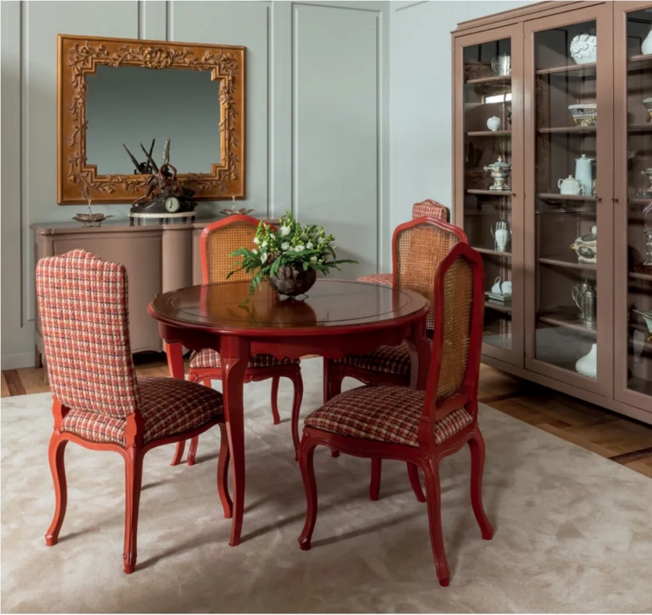 Столовая группа Am Classic Louis (стол, стулья 4 штуки) - фото 1