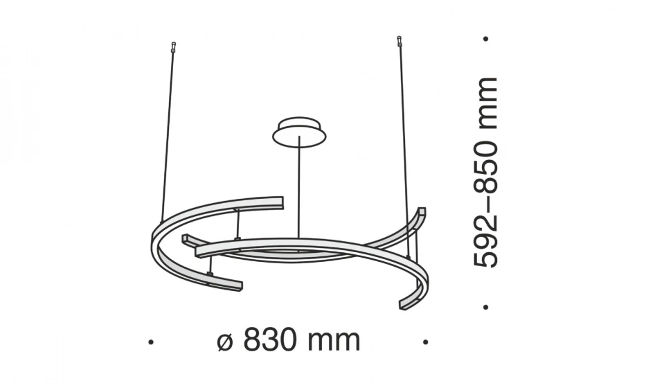 Подвесной Светильник Technical Mod054Pl-L52B4K - фото 5