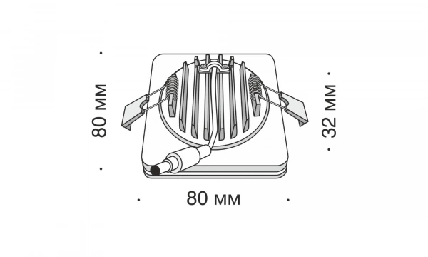 Встраиваемый Светильник Technical Dl2001-L7B4K