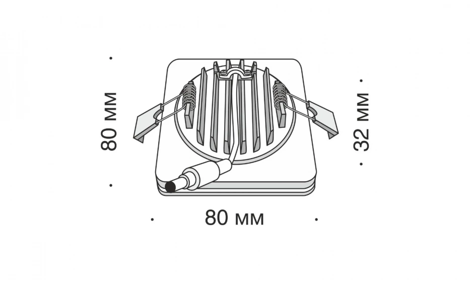 Встраиваемый Светильник Technical Dl303-L7W4K - фото 4