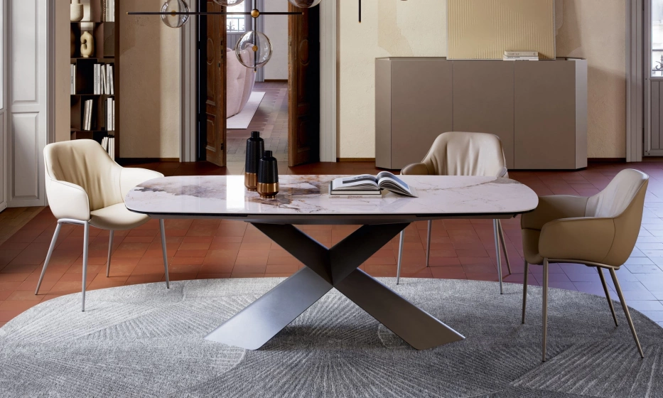 Стол обеденный Tyron Keramik Drive Cattelan Italia - фото 1