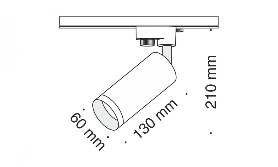 Трековый Светильник Technical Tr004-1-Gu10-Rg - фото 6