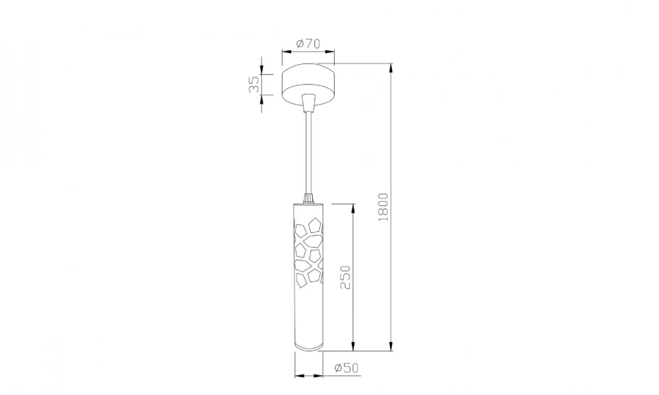 Подвесной Светильник Technical P037Pl-L11W4K - фото 5