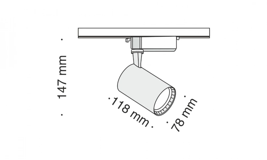 Трековый Светильник Technical Tr003-1-12W3K-W - фото 8