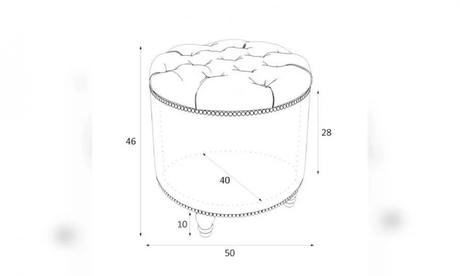 Пуф Kreind Canapes Большой Открывающийся M02-Bkka-0390 - фото 3