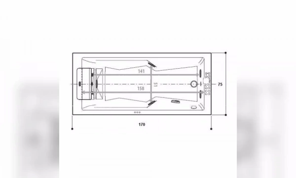 Акриловая Ванна Jacuzzi Myway 170X75 Myw10012100 Правосторонняя