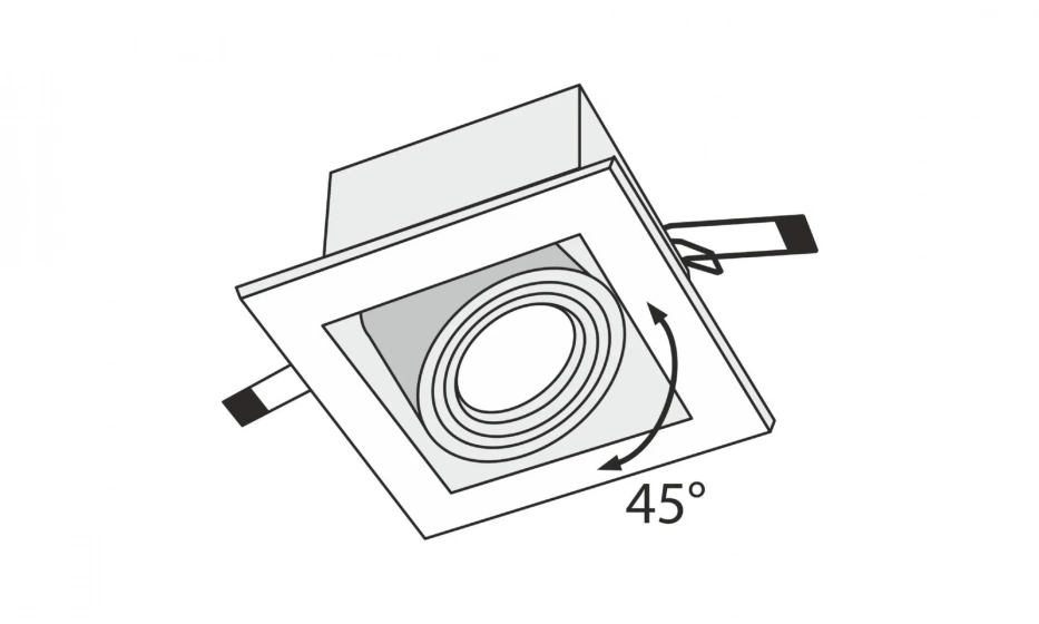 Встраиваемый Светильник Technical Dl008-2-01-B - фото 4