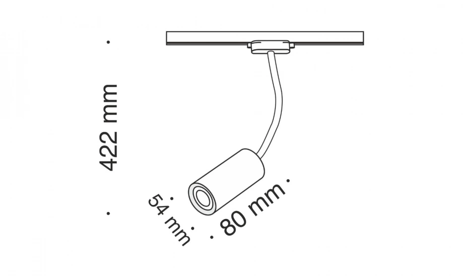 Трековый Светильник Technical Tr010-1-Gu10-W - фото 2