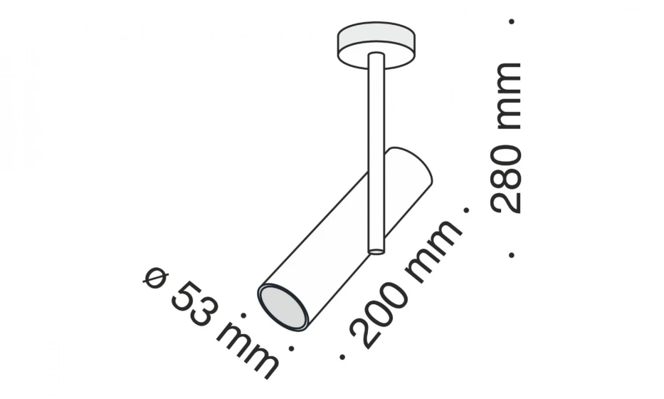 Потолочный Светильник Technical C020Cl-01W - фото 5