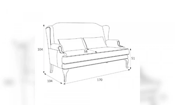 Софа Kreind Френсис M14-Wn-0381