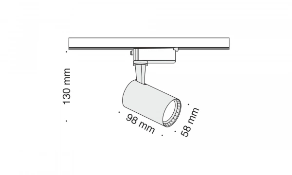 Трековый Светильник Technical Tr003-1-6W3K-W