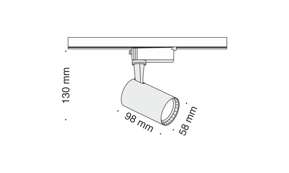 Трековый Светильник Technical Tr003-1-6W3K-B - фото 3