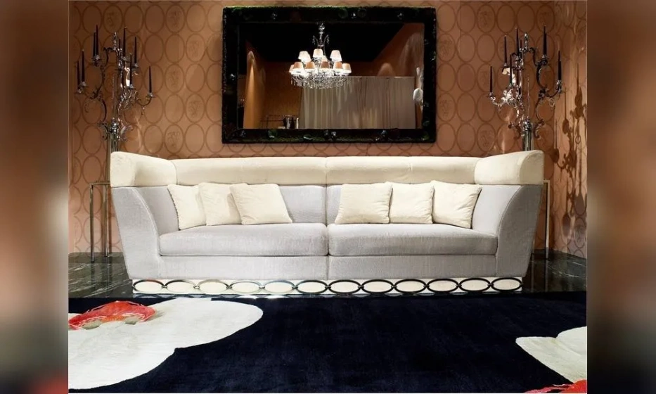 Диван На Каркасе Из Фанеры Тополя Обитый Хлопковой Тканью Visionnaire Beth, Ipe Cavalli - фото 1