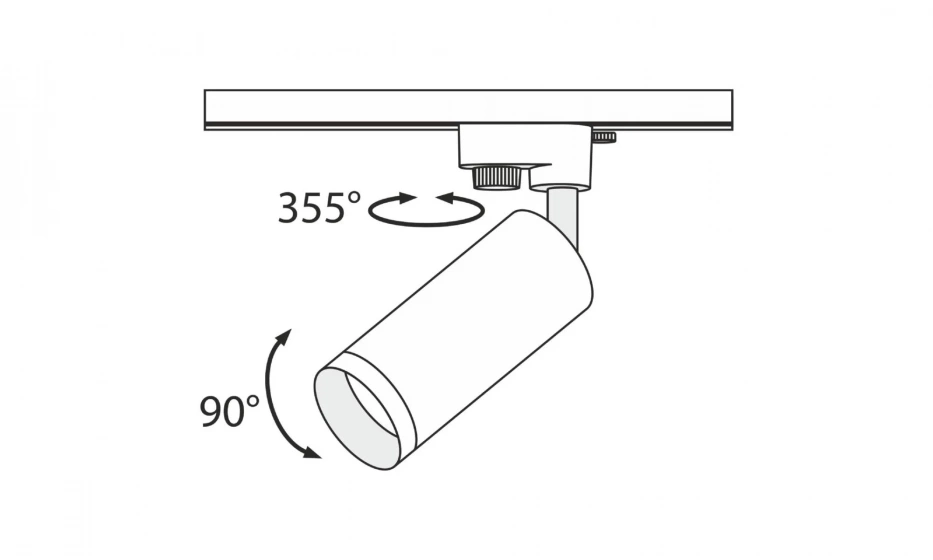 Трековый Светильник Technical Tr004-1-Gu10-Rg - фото 2
