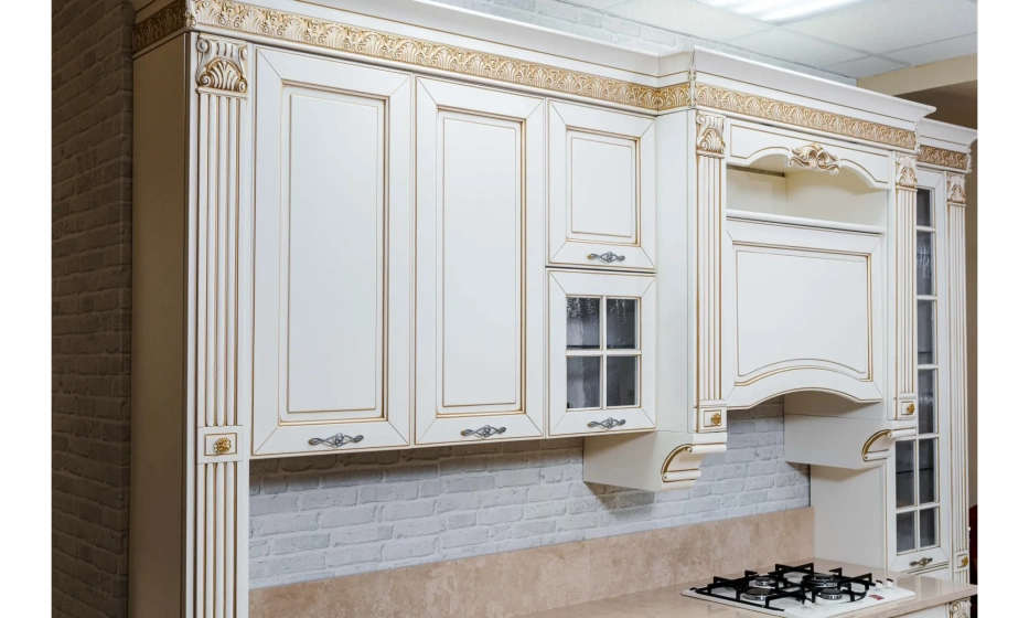 Stosa Cucine Dolcevita Кухня + Столешница+Мойка Бежевый\Золото - фото 3