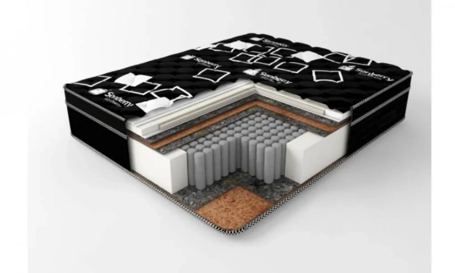 Матрас Сонберри Angelo Pillowtop 8См (Черный)-15 - фото 1