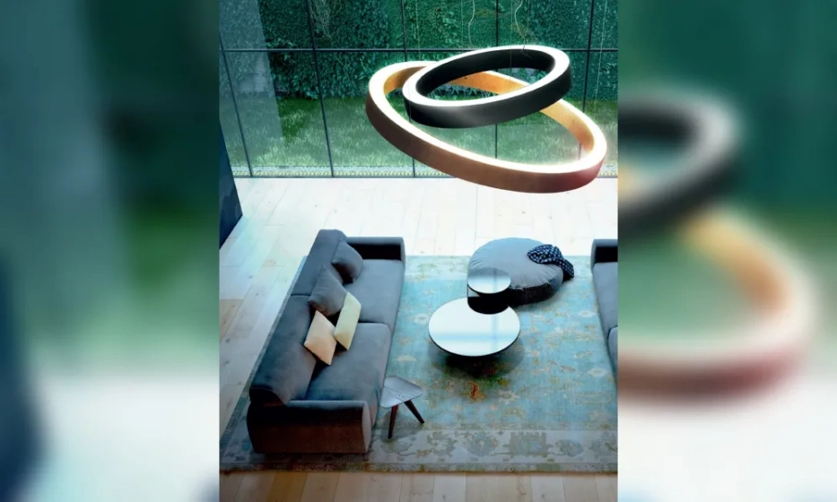 Panzeri Carlo Светильник Golden Ring (D/120, D/180) - фото 1