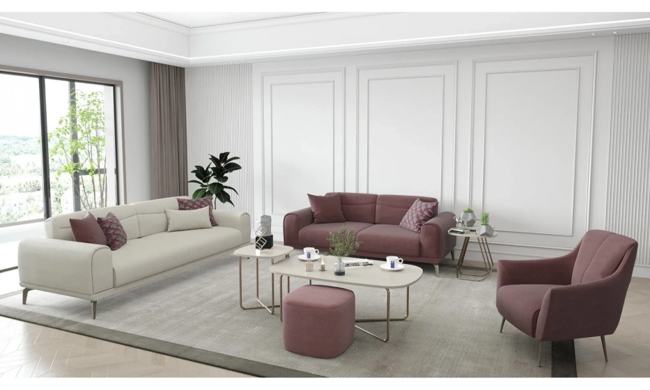 Диван Nicole Turkey 238X95X78 - фото 1