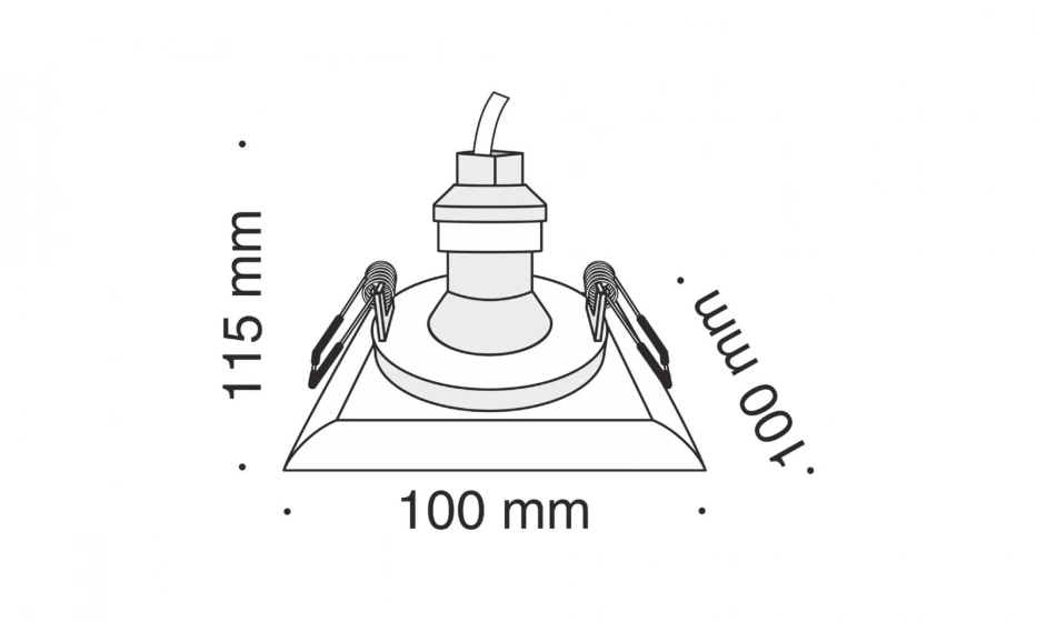 Встраиваемый Светильник Technical Dl007-1-01-W - фото 2