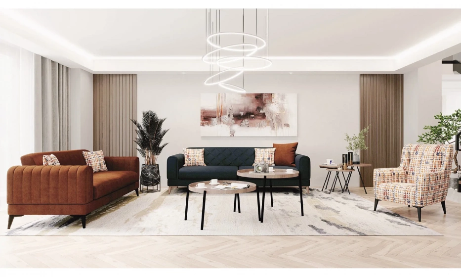 Диван 3х местный Rita Turkey 234X84X77 - фото 2