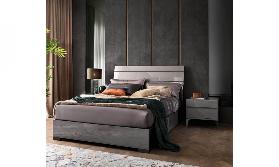 Кровать 160x200 Alf Group Graphite - фото 1