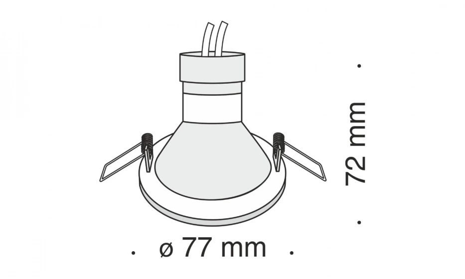 Встраиваемый Светильник Technical Dl009-2-01-W - фото 2