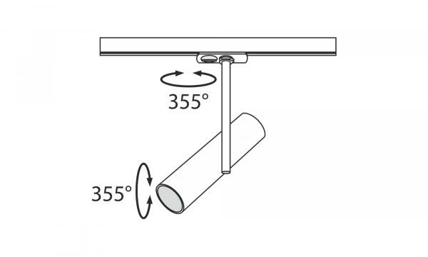 Трековый Светильник Technical Tr005-1-Gu10-B