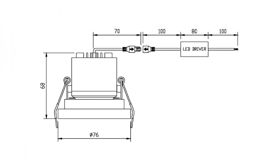 Встраиваемый Светильник Technical Dl040-L10Ch4K - фото 5